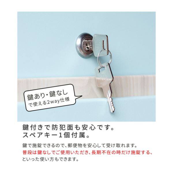 Sスタイル 木目調壁掛けポスト Luca(ルカ) PST-001 