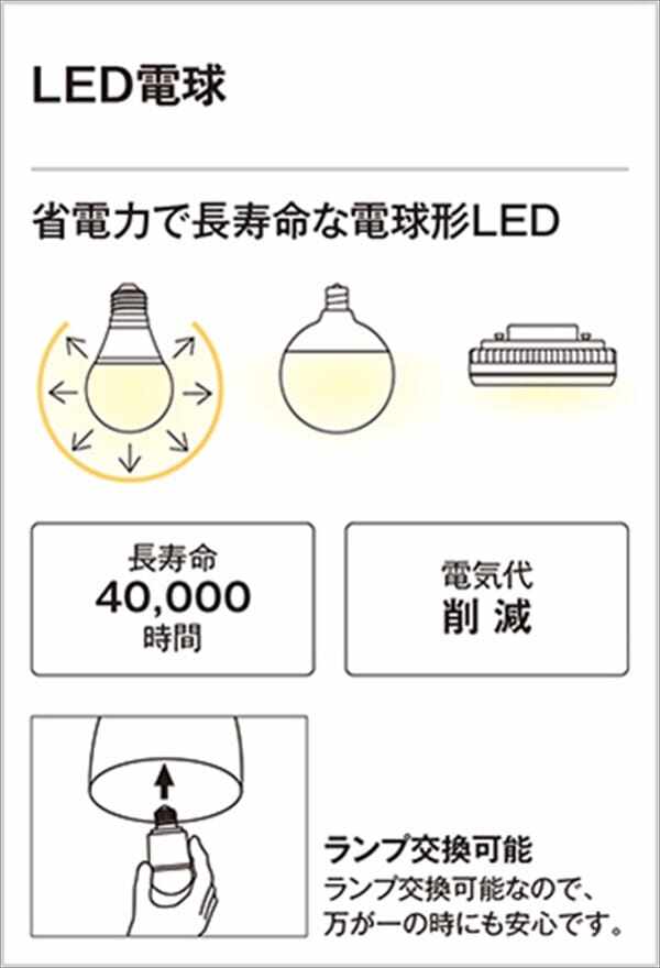 オーデリック ポーチライト R15 クラス2 #OG 254 694LR 電球色 