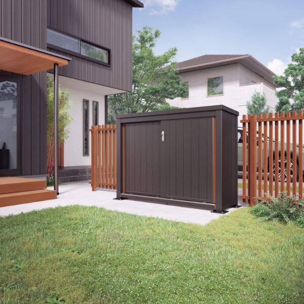 【法人様限定商品 個人宅・現場配送不可】四国化成 マイストッカーEX1型 ベースプレート仕様 2006-20サイズ MYEX1-B200620 『アルミ 物置』 