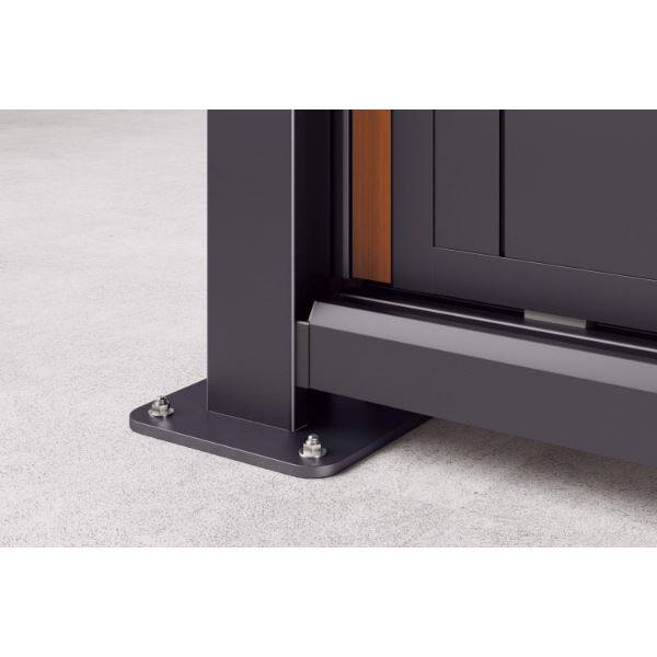 【法人様限定商品 個人宅・現場配送不可】四国化成 マイストッカーEX1型 ベースプレート仕様 2010-15サイズ MYEX1-B201015 『アルミ 物置』 