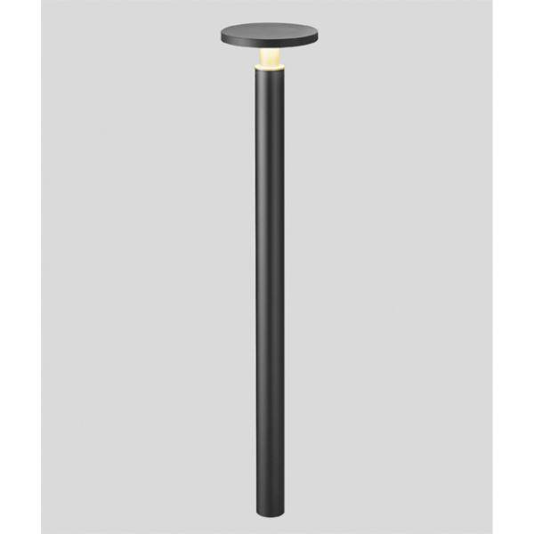 リクシル 12V 美彩 ガーデンポールライト H700 LED 『ローボルト エクステリア照明』 ポール:ブラック／灯具:ブラック