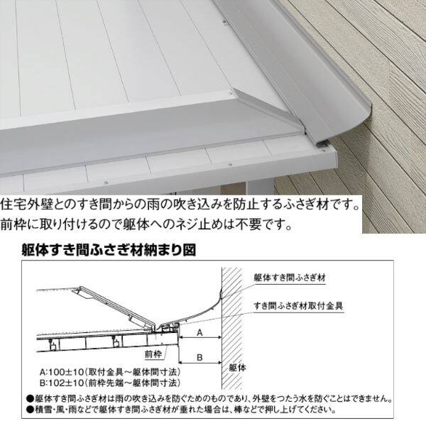 リクシル テラスSC 2.0間×7尺 標準柱 躯体すき間ふさぎ材付きセット 『独立テラス アルミ屋根』 アルミ色