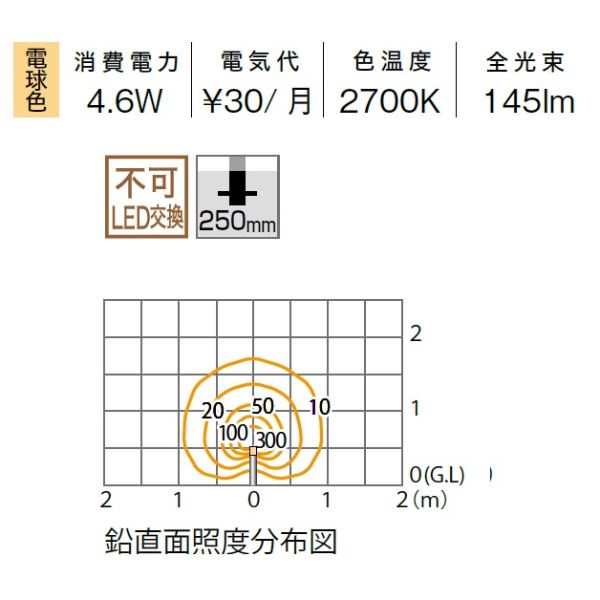 タカショー エバーアートポールライト 100V 10型 HFD-D84S #71261800 100V用 『エクステリア照明 ガーデンライト』 シルバー