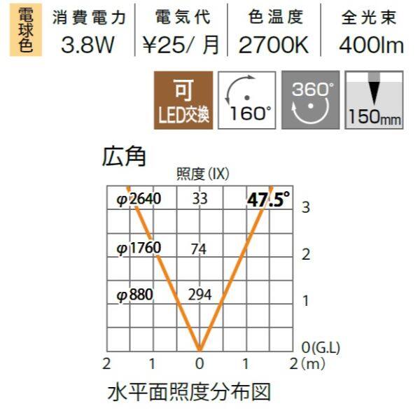 タカショー ガーデンアップライト ルーメック スリム S 広角 HBB-D70S #70900700 12V用／24V用 『エクステリア照明 ガーデンライト』 シルバー