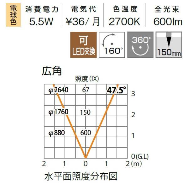 タカショー ガーデンアップライト ルーメック スリム M 広角 HFE-D82S #70842000 100V用 『エクステリア照明 ガーデンライト』 シルバー
