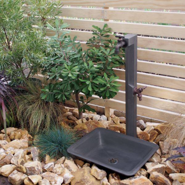 オンリーワン ベベル TC3-GPBVK-DG カク 『水栓パン 水受け』 ダークグレー