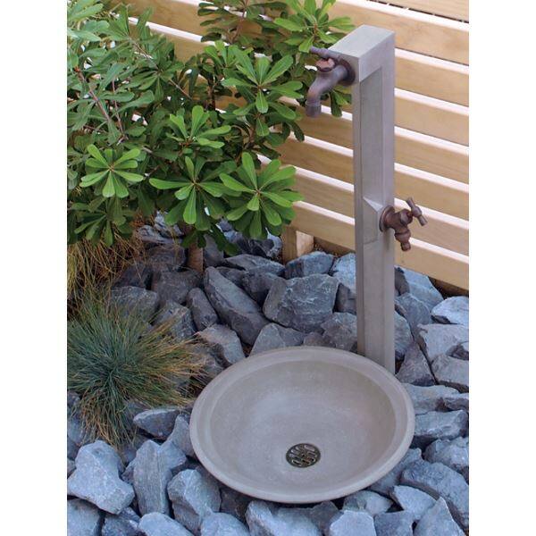 オンリーワン ベベル TC3-GPBVM-LG マル 『水栓パン 水受け』 ライトグレー