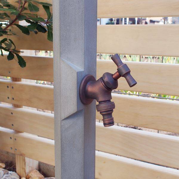 オンリーワン ベベル TC3-JA-HIBZ 補助蛇口 I字ハンドル 『水栓柱のオプション』 ブロンズメッキ