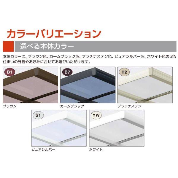 YKK サイクルポート アリュース ミニZ 750タイプ たて2連棟セット J22・22-21H ハイルーフ柱 一般ポリカーボネート板 YDS-B 