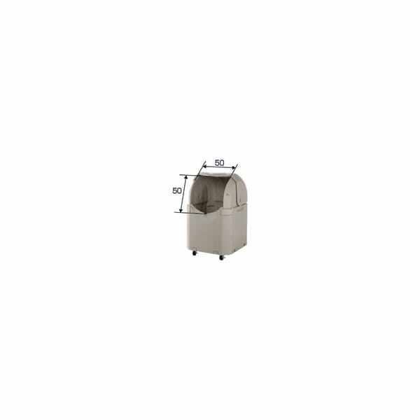 リッチェル ワイドペールST 350 （キャスター付） 『ゴミ袋（45L）集積目安 7袋、世帯数目安 3世帯』 『ゴミ収集庫』 グレー