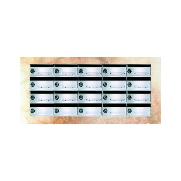 ハッピー金属 集合用ステンレスポスト COMPOS CP-200 『郵便ポスト』 ステンレスヘアーライン