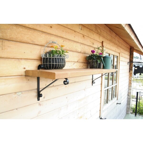 ジャービス商事 棚受 Ａ型（2個入） 黒