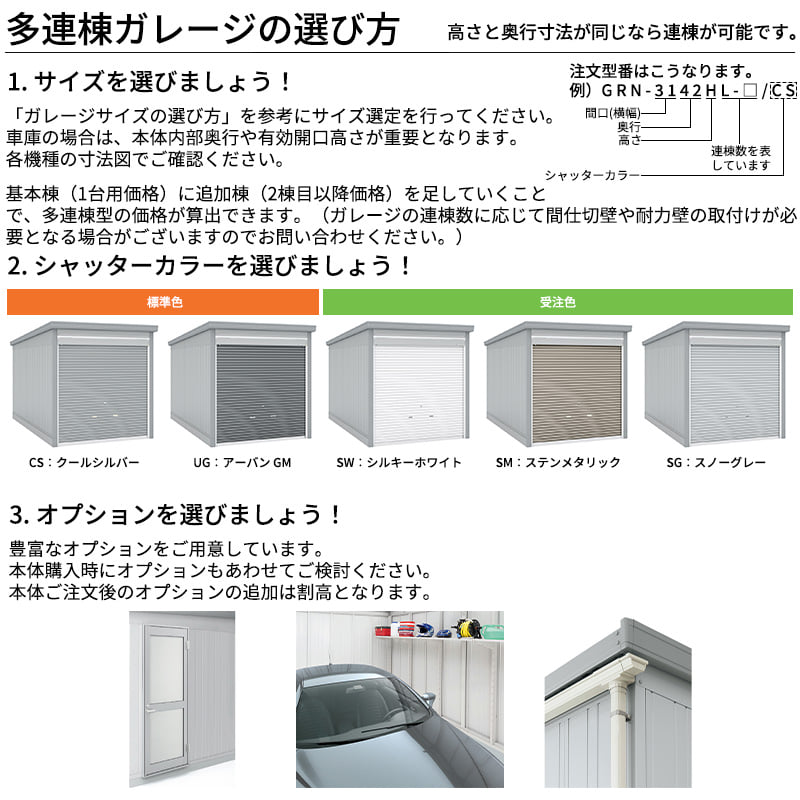 イナバ物置 GARADIA ガレーディア GRN-3157S 1台用 一般型 スタンダード 