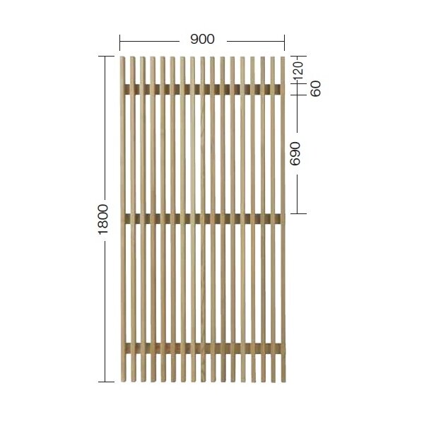 『欠品中』タカショー　e-ウッドパネル１3型　（板塀）　Ｈ1800　『緑化　天然木フェンス　柵』 無塗装（少し緑がかった色です）
