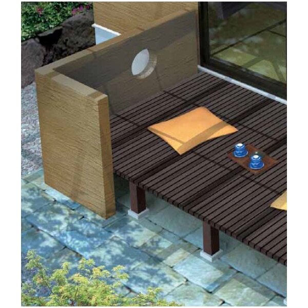 タカショー タンモクユニットデッキ 基本型 『ウッドデッキ 材料』 無塗装