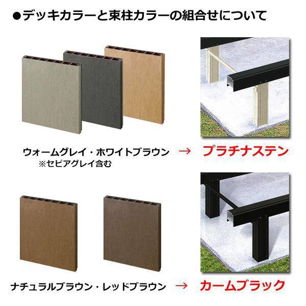 YKKAP リウッドデッキS用 点検口 大引追加Lタイプ ウッドデッキ オプション 部材 材料 人工木 樹脂 diy 