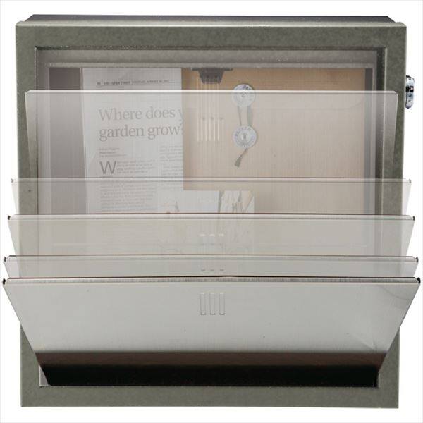 ユニソン 壁付けポスト ヴィルク 『郵便受け』 シルバー ユニソン 壁付けポスト ヴィルク 『郵便受け』 シルバー