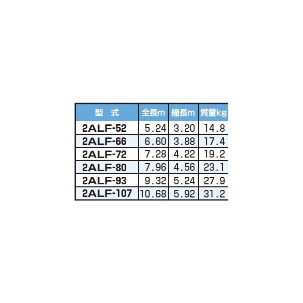 ピカコーポレイション 2連はしごアルフ 2ALF-52 