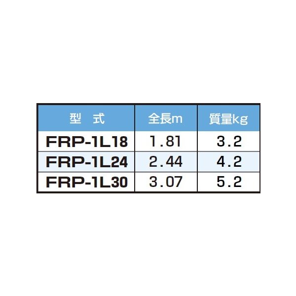 ピカコーポレイション FRP製1連はしご FRP-1L18 