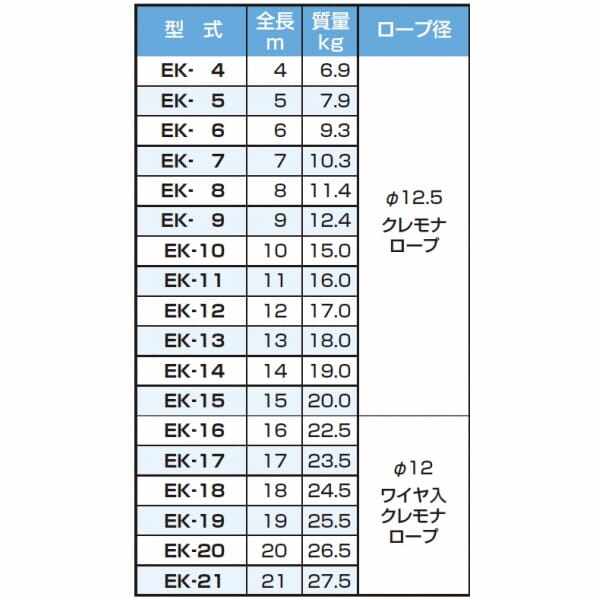 ピカコーポレイション 避難用ロープはしご EK-4 