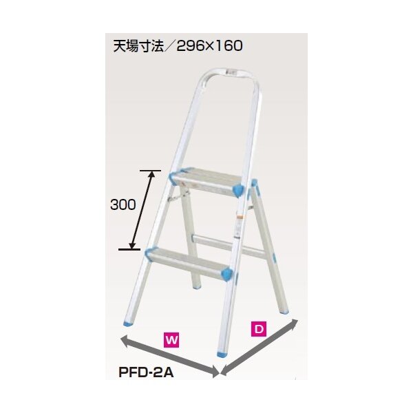 ピカコーポレイション 上わく付き踏台 PFD-2A 