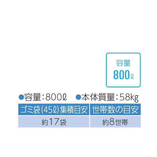 ダイケン クリーンストッカー CKS-1307型 ＊旧品番 CKS-1300型 『ゴミ袋（45L）集積目安 17袋、世帯数目安 8世帯』 『ゴミ収集庫』『ダストボックス ゴミステーション 屋外』 