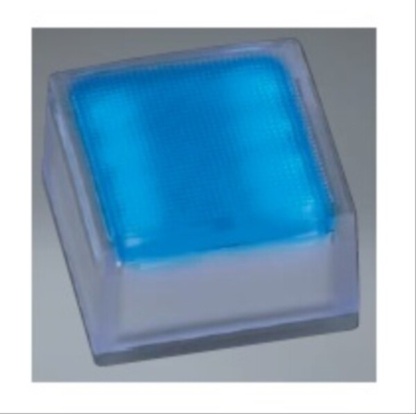 ユニソン ヘリオスグランドライト LEDグラス 100角 『エクステリア照明 ライト』 LED色:青色