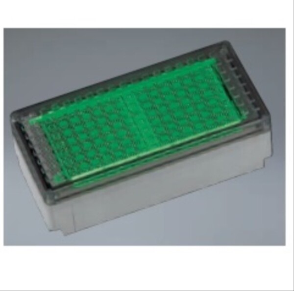 ユニソン ヘリオスグランドライト LEDブロック 200×100（RN） 『エクステリア照明 ライト』 LED色:緑色