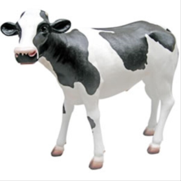 FRP 子供の乳牛 / Calf Life Size fr080040 『動物園オブジェ アニマルオブジェ 店舗・イベント向け』 