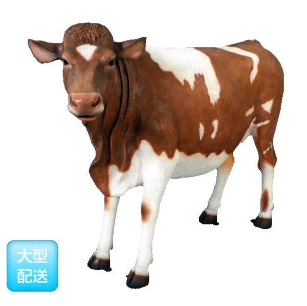 FRP ガーンジー乳牛 / Guernsey Cow fr120003『動物園オブジェ アニマルオブジェ 店舗・イベント向け』 