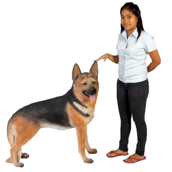 FRP シェパード / German Shepherd fr110104 『犬オブジェ アニマルオブジェ 店舗・イベント向け』 