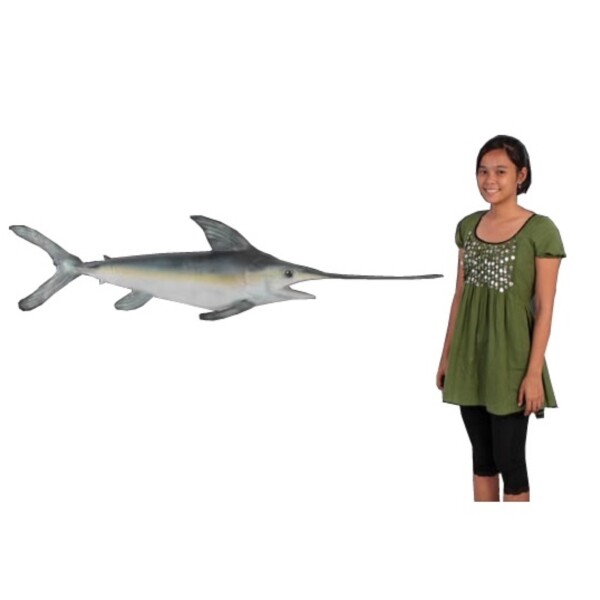 FRP 壁掛けカジキ / BroadBill Swordfish fr100075 『水族館オブジェ アニマルオブジェ 店舗・イベント向け』 
