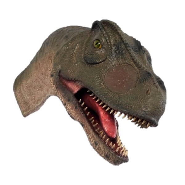 FRP 口を開けるアロサウルスの頭部 / Allosaurus Head-Mouth