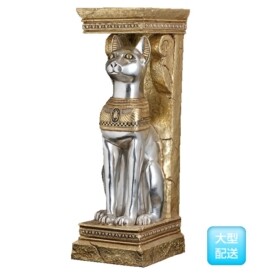FRP エジプト猫のプランター / EGYPTIAN CAT PLANTER frPLECP 『エジプトオブジェ 店舗・ホテル向け』 
