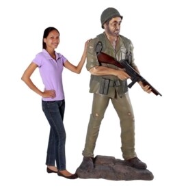 FRP アメリカ陸軍兵士/WWⅡ SOLDIER fr130059 『アーミーオブジェ 店舗・ホテル向け』 