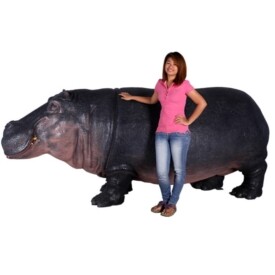 FRP カバ / Hippopotamus fr110023 『動物園オブジェ アニマルオブジェ 店舗・ホテル向け』 