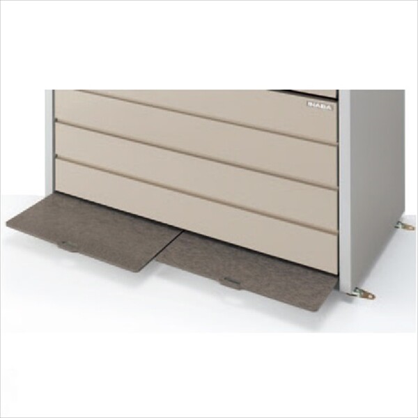 イナバ物置 ダストボックス・ミニ DBN-126P 『ゴミ袋（45L）集積目安 11袋、世帯数目安 5世帯』 『追加金額で工事も可能』 『ダストボックス ゴミステーション 屋外』 