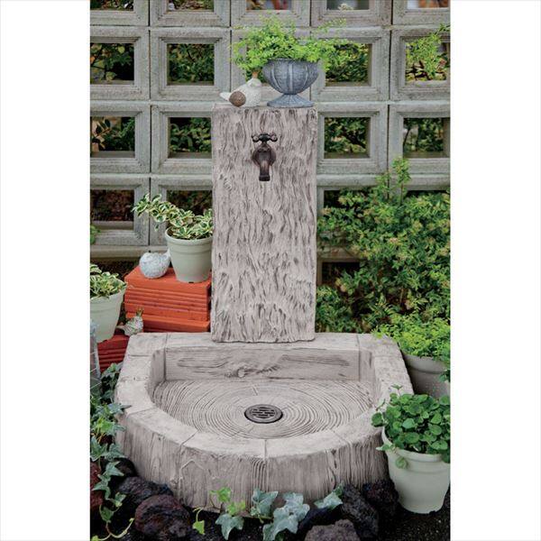 オンリーワン ガーデンパン アクア ウッドタイプ ST3-RW-S 『水栓柱・立水栓セット 水受け付き（蛇口は別売）』 シャヴィ