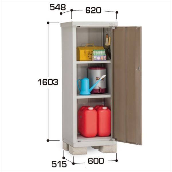 『配送は関東・東海限定』イナバ物置　BJX／アイビーストッカー　BJX-065D EB　全面棚タイプ　 EB(エボニーブラウン)