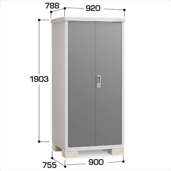 『配送は関東・東海限定』イナバ物置　BJX／アイビーストッカー　BJX-097E CG　全面棚タイプ　 CG(チャコールグレー)