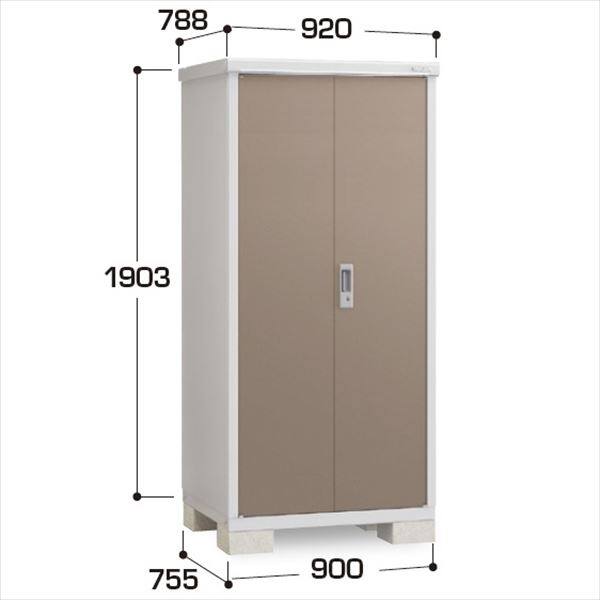 『配送は関東・東海限定』イナバ物置　BJX／アイビーストッカー　BJX-097E EB　全面棚タイプ　 EB(エボニーブラウン)