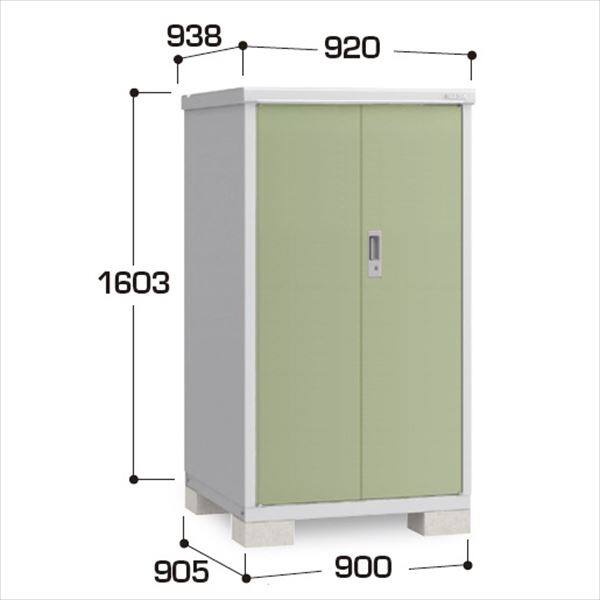 『配送は関東・東海限定』イナバ物置　BJX／アイビーストッカー　BJX-099D JG　全面棚タイプ　 JG(ジェードグリーン)