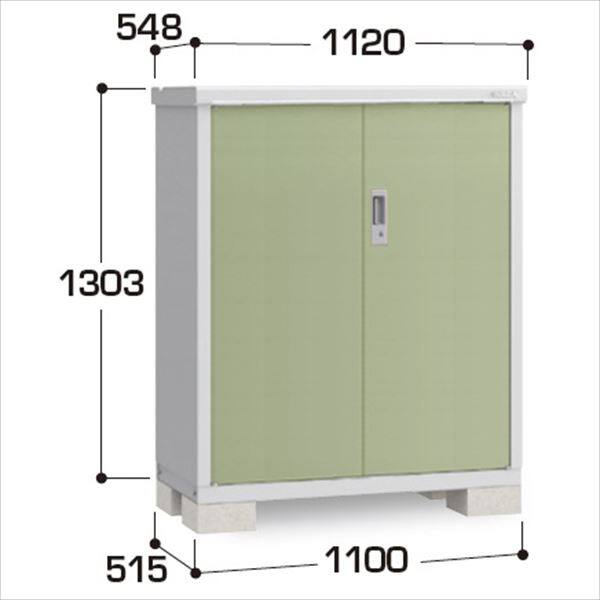 『配送は関東・東海限定』イナバ物置　BJX／アイビーストッカー　BJX-115C JG　全面棚タイプ　 JG(ジェードグリーン)