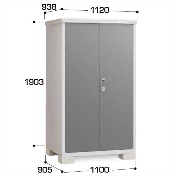『配送は関東・東海限定』イナバ物置　BJX／アイビーストッカー　BJX-119E PS　全面棚タイプ　 PS(プラチナシルバー)