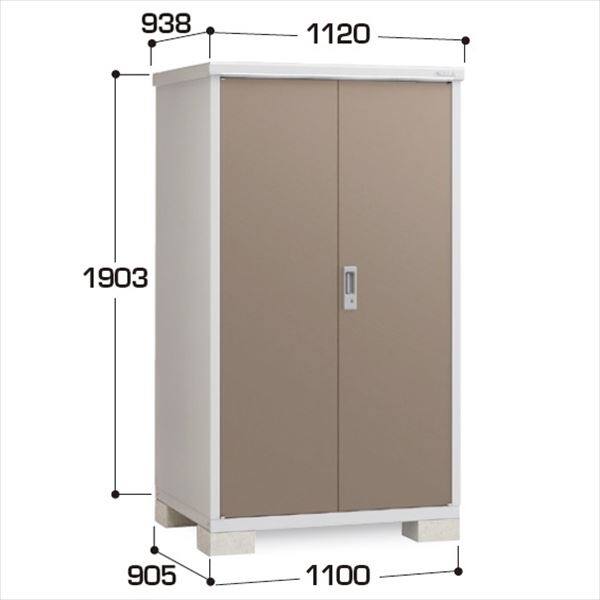 『配送は関東・東海限定』イナバ物置　BJX／アイビーストッカー　BJX-119E EB　全面棚タイプ　 EB(エボニーブラウン)