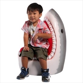 FRP サメの腰掛け / Shark Seat fr150022 『植物オブジェ ベンチ 店舗・ホテル向け』 