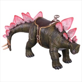 FRP 乗れるステゴサウルス / Stegosaurus 24 H fr150077 『恐竜オブジェ 博物館オブジェ 店舗・イベント向け』 
