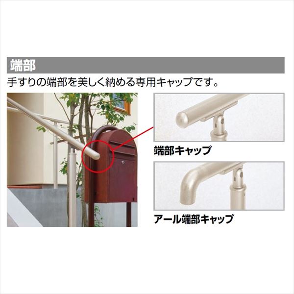 【法人様限定】四国化成　手すり　セイフティビーム　SJ型　SJ端部キャップA　SJ-ECA　2ヶ入　被覆タイプ 被覆タイプ