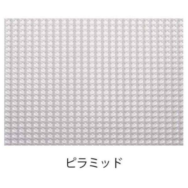 ミヅシマ工業 ビニールクリアーマット 本体 ピラミッド 910mm×20m×1.8mm 1巻 