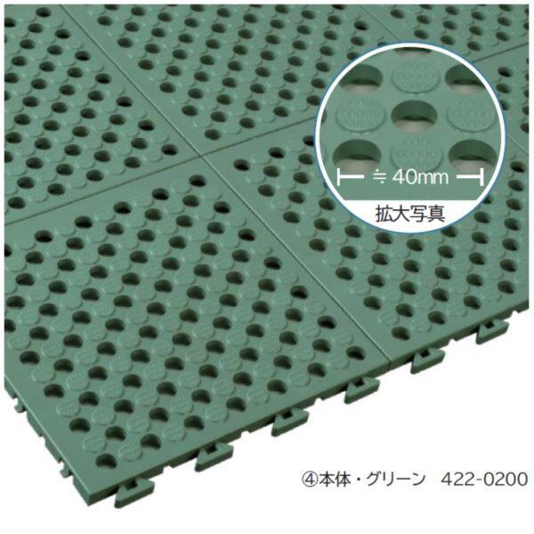 ミヅシマ工業 タフチェッカー 本体 250 × 250 × 15mm 1ケース（32ピース入） 